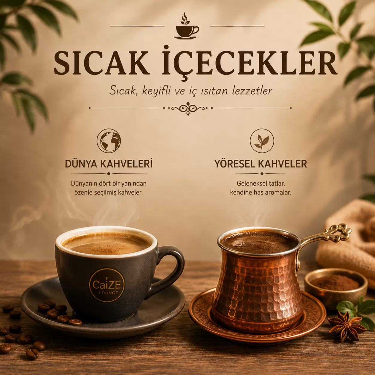 SICAK İÇECEKLER