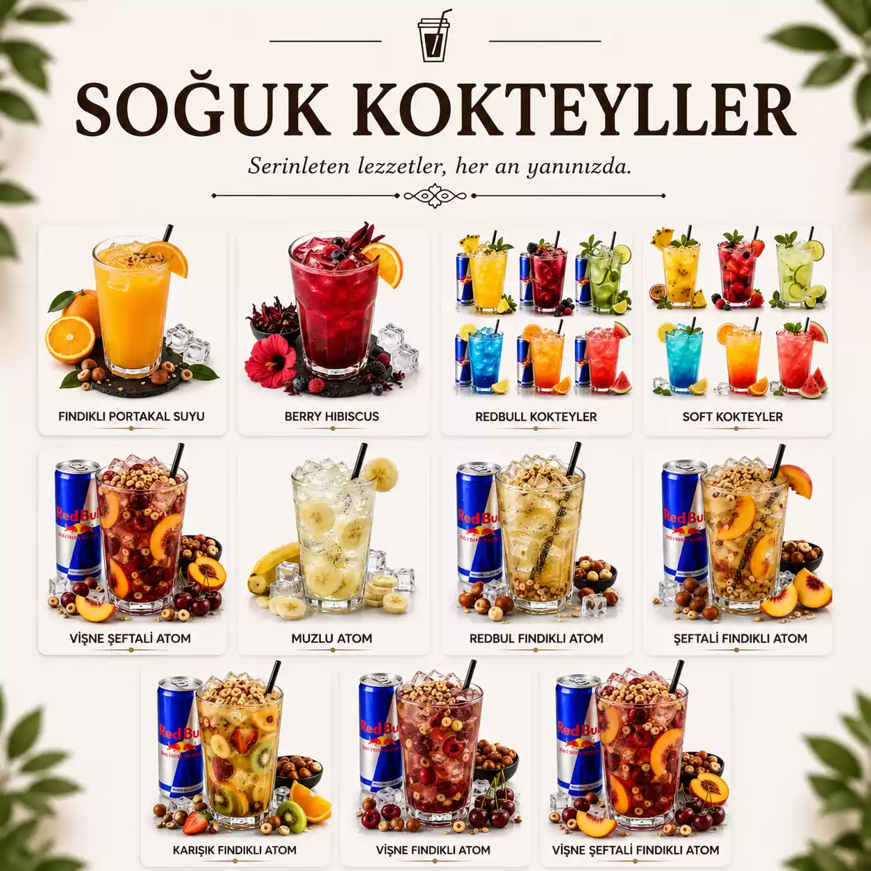 SOĞUK KOKTEYLLER